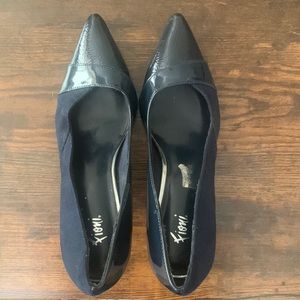 Navy Fioni Heels